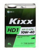 Моторное масло Kixx HD1 10W-40 CI-4/SL 4л