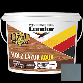 Лак акриловый интерьерный Condor Holz Lazur Aqua маренго светлый 0,9 кг