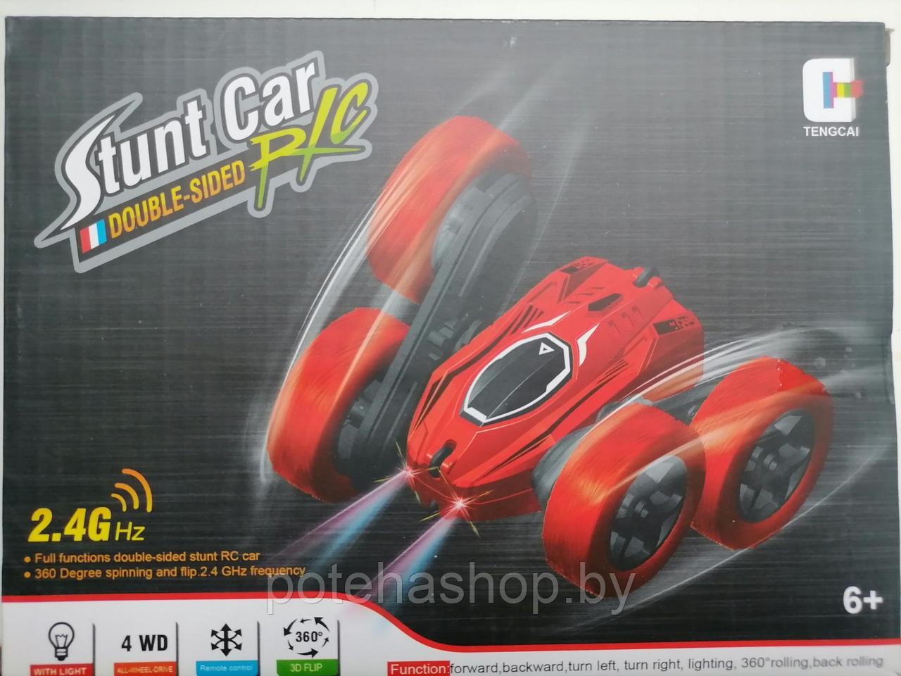 Машинка перевертыш Tengcai Stunt Car на радиоуправлении FC-2001A - фото 1 - id-p173850456