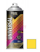 Эмаль аэрозольная алкидная Inral Universal желтая RAL 1018 0,4 л
