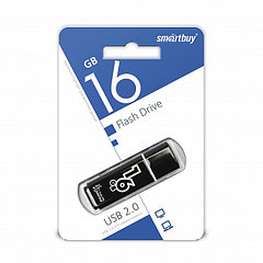 USB флэш-диск Smart Buy 16GB Glossy series Black (SB16GBGS-K)