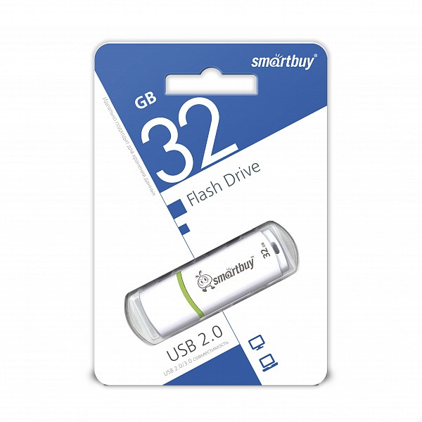 USB флэш-диск Smart Buy 32GB Crown White (SB32GBCRW-W)