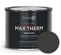 Эмаль кремнийорганическая термостойкая Elcon Max Therm антрацит 0,8 кг