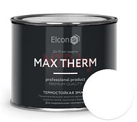 Эмаль кремнийорганическая термостойкая Elcon Max Therm белая 0,8 кг