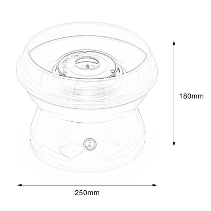 Аппарат для приготовления сладкой ваты Cotton Candy Maker (Коттон Кэнди Мэйкер для сахарной ваты) - фото 10 - id-p173857030