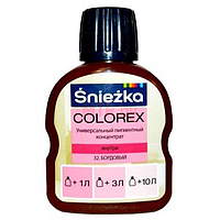 Колер для краски Sniezka Colorex 32 Бордовый 0,1 л