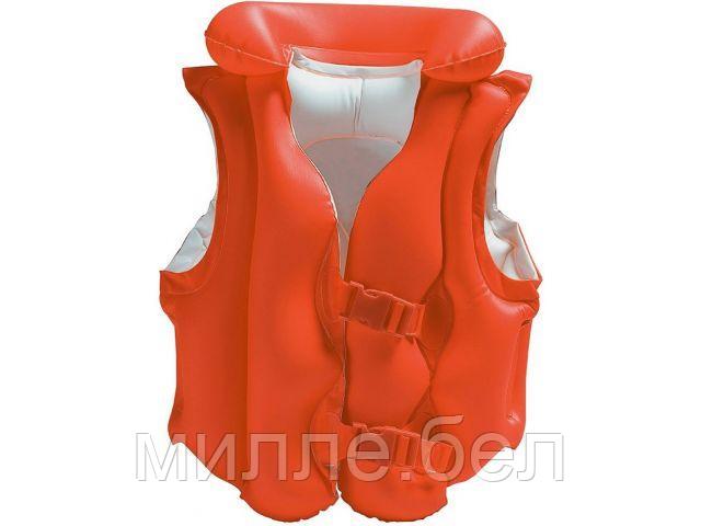 Надувной жилет для плавания Deluxe, 50х47 см, INTEX (от 3 до 6 лет) - фото 1 - id-p173523146