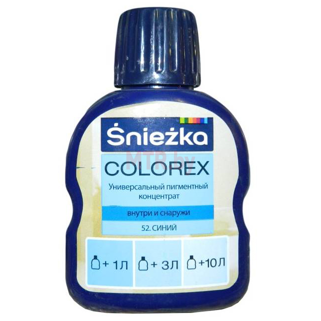 Колер для краски Sniezka Colorex 52 Синий 0,1 л