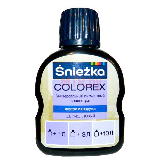 Колер для краски Sniezka Colorex 53 Фиолетовый 0,1 л