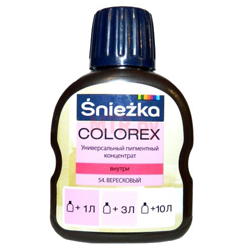 Колер для краски Sniezka Colorex 54 Вересковый 0,1 л