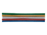 Стержень клеевой Rexant цветные с блестками 11,3*270мм, 10 штук