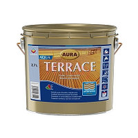 Масло для террас Aura Wood Terrace коричневое 2,7 л