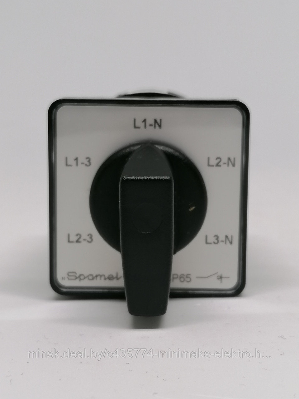 Переключатель SK10G-3.6611\P03 схема L1-N - L2-N - L3-N - L1-2 - L3-2 - L1-3