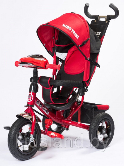 Детский трехколесный велосипед с поворотным сиденьем Kids Trike A12M (красный)