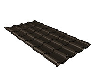 Металлочерепица Kamea Grand Line  0,5 Rooftop Matte  RR 32 Темно-коричневый