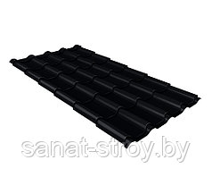 Металлочерепица Kamea Grand Line  0,5 Rooftop Matte  RAL 9005 Черный