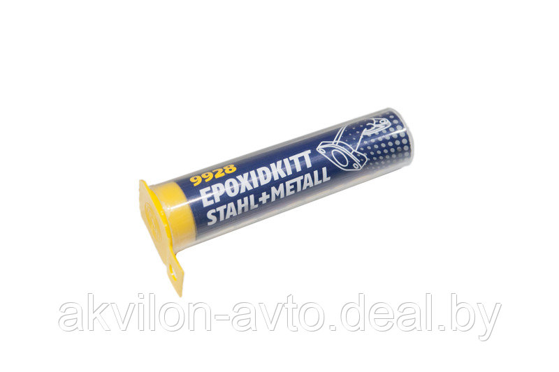 9928 MANNOL Epoxidkitt Stahl + Metall 56 гр. Шпатлевка двухкомпонентная