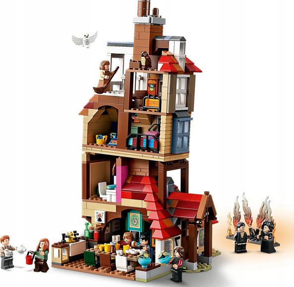 Детский конструктор Гарри поттер Нападение на Нору Lari 11572 аналог лего Lego домик замок хогвартс - фото 2 - id-p173874920