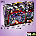 Детский конструктор Minecraft светящийся Майнкрафт арт. 610 Сражение за черную крепость, аналог лего Lego, фото 3