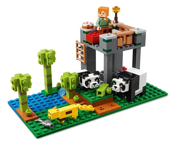 Детский конструктор Майнкрафт Minecraft My World 11475 Питомник панд аналог лего Lego - фото 2 - id-p164410028