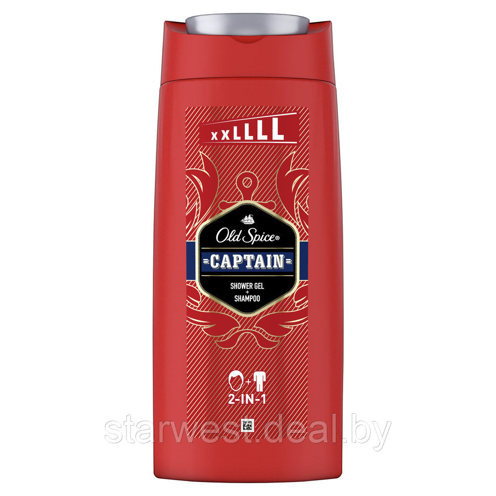 Old Spice XXLLLL CAPTAIN 675 мл Гель для душа и Шампунь 2 в 1 мужской - фото 1 - id-p173886645