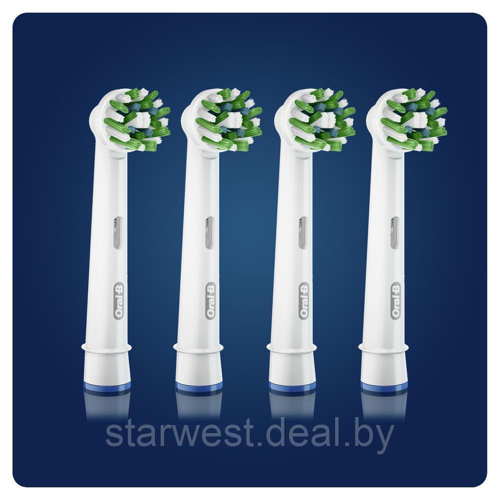 Oral-B Braun Cross Action 4 шт. Насадки для электрических зубных щеток EB50RB-4 - фото 3 - id-p173522254