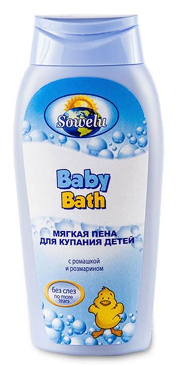 Мягкая пена для купания детей Baby Bath с ромашкой и розмарином, 200 мл - фото 1 - id-p156505964