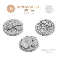 Базы варгеймов: Демоны Ада / Demons of Hell Base Toppers (40 мм) Zabavka