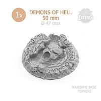 Базы варгеймов: Демоны Ада / Demons of Hell Base Toppers (50 мм) Zabavka