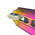 Трюковой самокат Z53 Predator Kast transparent/ oil slick, фото 8