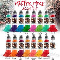 Краска World Famous Tattoo Ink Master Mike Asian Tattoo Set 16