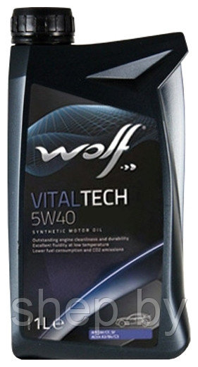 Моторное масло WOLF VitalTech 5W40 1L