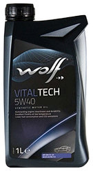 Моторное масло WOLF VitalTech 5W40 1L