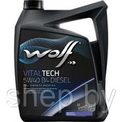 Моторное масло WOLF VitalTech 5W40 B4 Diesel 5L