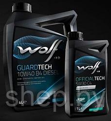 Моторное масло WOLF Guardtech B4 Diesel 10W40 4L