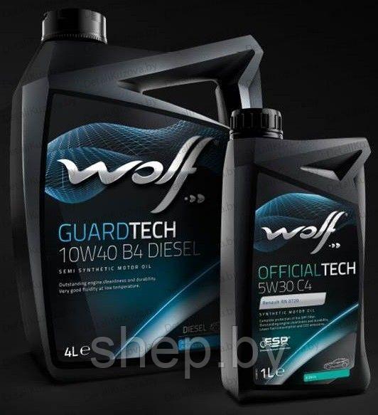 Моторное масло WOLF Guardtech B4 Diesel 10W40 4L - фото 1 - id-p173917596