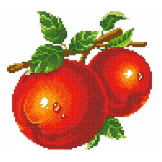 Картина стразами "Красные яблоки" - фото 1 - id-p20838830