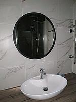 Зеркало круглое "Svart" 750, чёрный