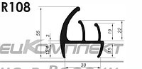 Уплотнительный профиль для изотермического фургона R108 38мм