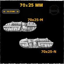 Базы варгеймов: Канализация / Sewers Base Toppers (70x25 мм) Zabavka