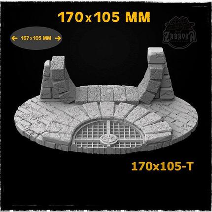 Базы варгеймов: Канализация / Sewers Base Toppers (170x105 мм) Zabavka, фото 2