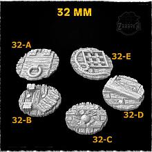 Базы варгеймов: Пиратский корабль / Pirate Ship Base Toppers (32 мм) Zabavka