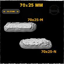 Базы варгеймов: Городские руины / Urban Ruins Base Toppers (70x25 мм) Zabavka