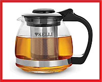 KL-3086 Чайник заварочный Kelli, 1000 мл, заварник для чая