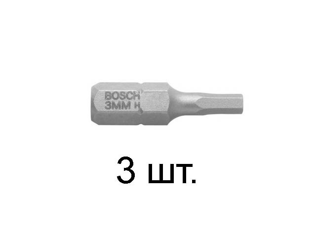 Насадка с шестигр. хв. Is 1,5 25мм (2607001716) (3 шт) (BOSCH) - фото 1 - id-p173925250