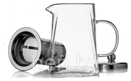 KL-3216 Заварочный стеклянный чайник с фильтром, 750 мл, заварник для чая - фото 3 - id-p173925220