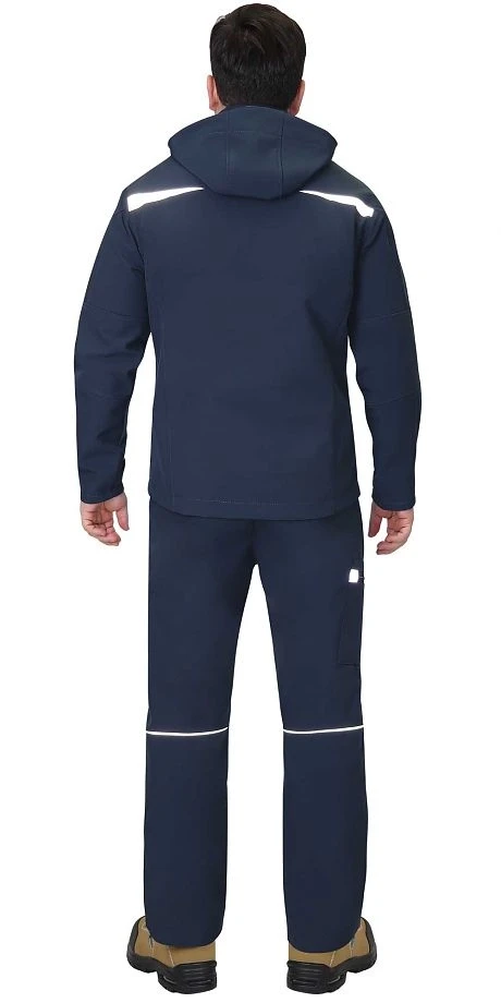 Костюм "СИРИУС-Спейс" куртка, брюки, софтшелл синий - фото 4 - id-p173933242