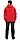 Куртка "СИРИУС-Азов"  красная софтшелл укороченная с капюшоном, фото 2
