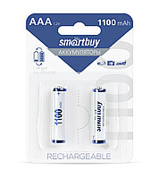 Аккумулятор NiMh Smartbuy AAA/2BL 1100 mAh (24/240) (SBBR-3A02BL1100)