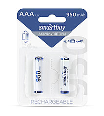 Аккумулятор NiMh Smartbuy AAA/2BL 950 mAh (24/240) (SBBR-3A02BL950)